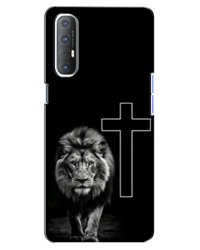 Чехол для OPPO Reno 3 Pro с картинкой «Лев и Крест» Чехол для OPPO Reno 3 Pro с картинкой «Лев и Крест»