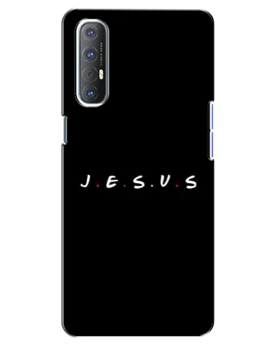 Чехол для OPPO Reno 3 Pro с картинкой «Точки веры J.E.S.U.S.» Чехол для OPPO Reno 3 Pro с картинкой «Точки веры J.E.S.U.S.»
