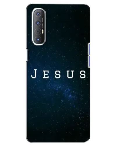 Чехол для OPPO Reno 3 Pro с картинкой «Звездное небо Jesus» Чехол для OPPO Reno 3 Pro с картинкой «Звездное небо Jesus»