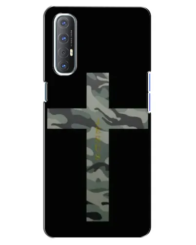 Чехол для OPPO Reno 3 Pro с картинкой «Милитари Крест» Чехол для OPPO Reno 3 Pro с картинкой «Милитари Крест»