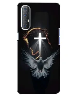 Чехол для OPPO Reno 3 Pro с картинкой «Голубь и Свет»