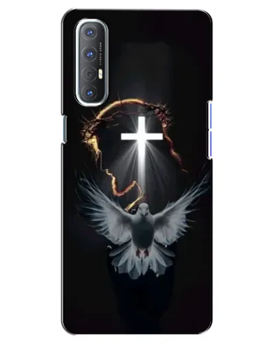 Чехол для OPPO Reno 3 Pro с картинкой «Голубь и Свет» Чехол для OPPO Reno 3 Pro с картинкой «Голубь и Свет»