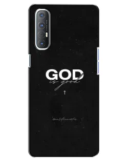 Чехол для OPPO Reno 3 Pro с картинкой «GOD — Бог над всем»