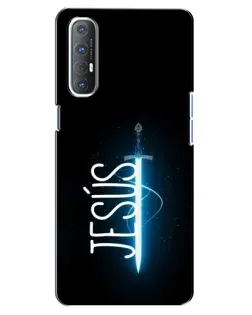 Чехол для OPPO Reno 3 Pro с картинкой «Меч Духа Jesus»