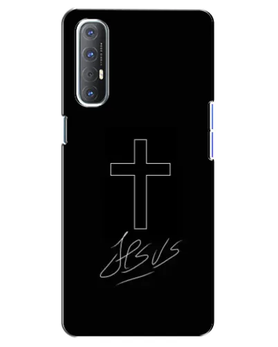 Чохол для OPPO Reno 3 Pro з картинкою «Графічний хрест Jesus» Чохол для OPPO Reno 3 Pro з картинкою «Графічний хрест Jesus»