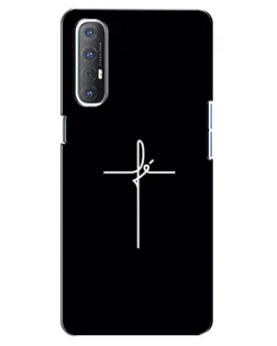 Чохол для OPPO Reno 3 Pro з картинкою «Тонкий хрест»