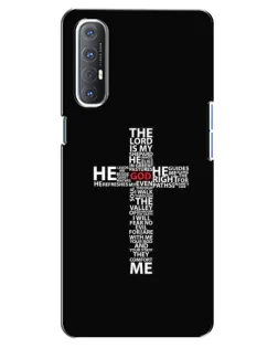 Чохол для OPPO Reno 3 Pro з картинкою «Текстовий хрест»