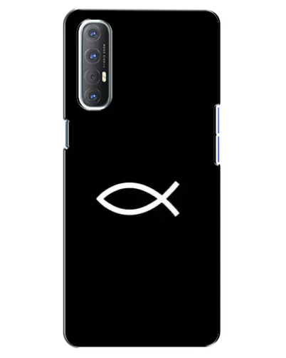 Чохол для OPPO Reno 3 Pro з картинкою «Символ риби Jesus» Чохол для OPPO Reno 3 Pro з картинкою «Символ риби Jesus»