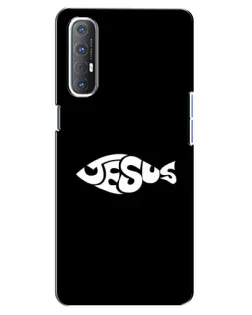 Чохол для OPPO Reno 3 Pro з картинкою «Риба  Jesus»