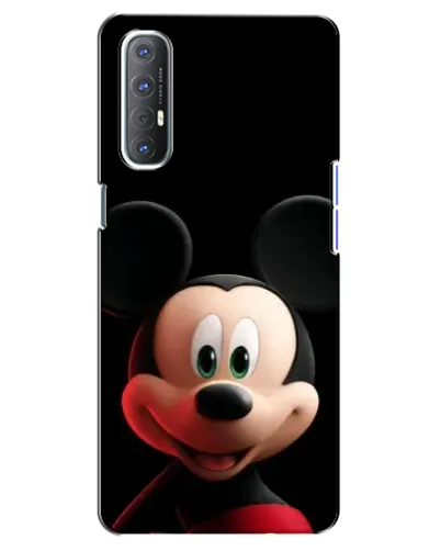 Чехол для OPPO Reno 3 Pro с картинкой «Улыбающийся Микки Маус»