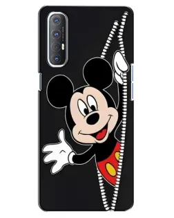 Чехол для OPPO Reno 3 Pro с картинкой «Микки раздвигает стены»