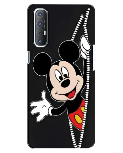 Чехол для OPPO Reno 3 Pro с картинкой «Микки раздвигает стены»