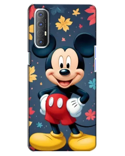 Чехол для OPPO Reno 3 Pro с картинкой «Осенний Mickey Mouse»
