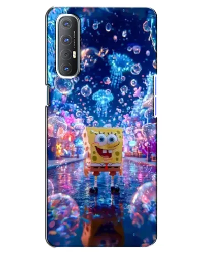Чехол для OPPO Reno 3 Pro с картинкой «Неоновый океан»