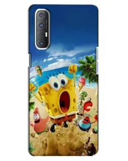 Чехол для OPPO Reno 3 Pro с картинкой «Развлечения на пляже»