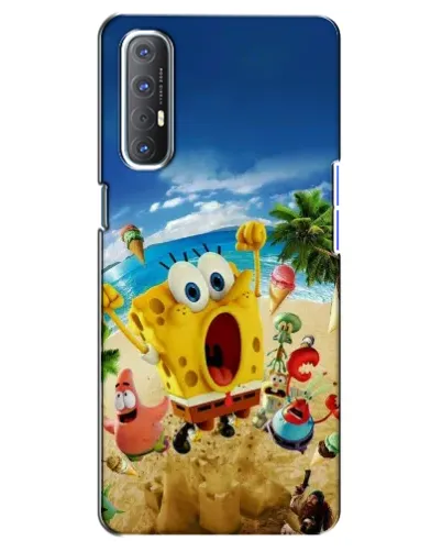 Чехол для OPPO Reno 3 Pro с картинкой «Развлечения на пляже»