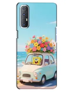 Чехол для OPPO Reno 3 Pro с картинкой «Автомобильное путешествие»