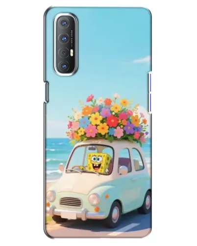 Чехол для OPPO Reno 3 Pro с картинкой «Автомобильное путешествие»