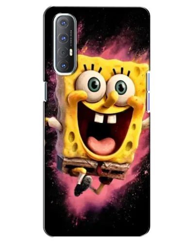 Чехол для OPPO Reno 3 Pro с картинкой «Взрывной Спанч Боб»