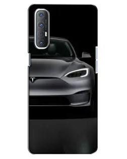 Чехол для OPPO Reno 3 Pro с картинкой «Tesla Model S Look»