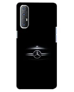 Чехол для OPPO Reno 3 Pro с картинкой «Mercedes — абстрактные линии»