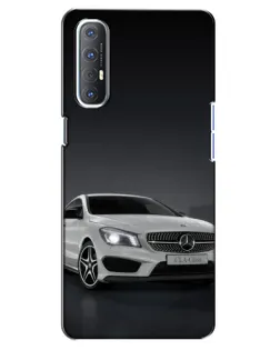 Чехол для OPPO Reno 3 Pro с картинкой «Mercedes AMG GT Silver»