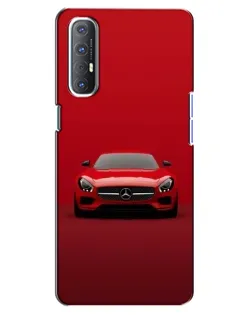 Чехол для OPPO Reno 3 Pro с картинкой «Красный Mercedes AMG»
