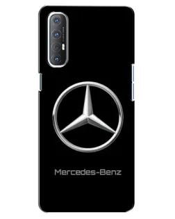 Чехол для OPPO Reno 3 Pro с картинкой «Mercedes Silver Logo»