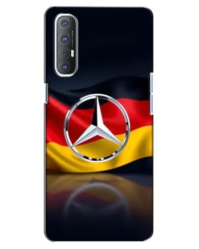 Чехол для OPPO Reno 3 Pro с картинкой «Mercedes — флаг Германии» Чехол для OPPO Reno 3 Pro с картинкой «Mercedes — флаг Германии»