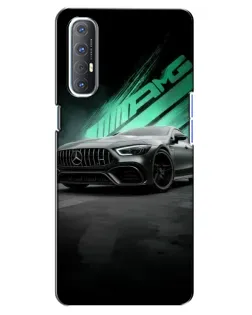 Чехол для OPPO Reno 3 Pro с картинкой «Темный Mercedes AMG»