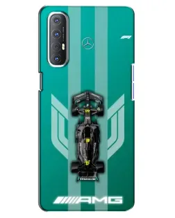 Чехол для OPPO Reno 3 Pro с картинкой «Mercedes AMG Petronas»