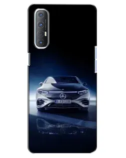 Чехол для OPPO Reno 3 Pro с картинкой «Ночной Mercedes EQ»