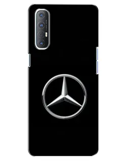 Чехол для OPPO Reno 3 Pro с картинкой «Mercedes классический лого»