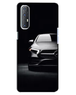 Чехол для OPPO Reno 3 Pro с картинкой «Свет фар Mercedes»