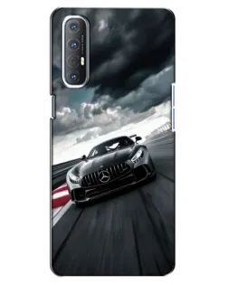 Чехол для OPPO Reno 3 Pro с картинкой «Гоночный Mercedes AMG»