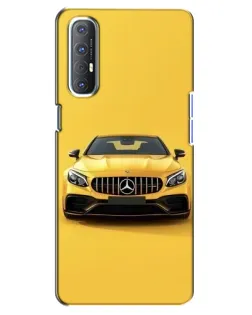 Чехол для OPPO Reno 3 Pro с картинкой «Желтый Mercedes GT»