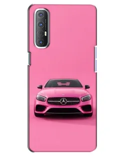 Чехол для OPPO Reno 3 Pro с картинкой «Розовый Mercedes AMG» Чехол для OPPO Reno 3 Pro с картинкой «Розовый Mercedes AMG»