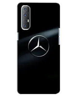 Чехол для OPPO Reno 3 Pro с картинкой «Mercedes на металле» Чехол для OPPO Reno 3 Pro с картинкой «Mercedes на металле»