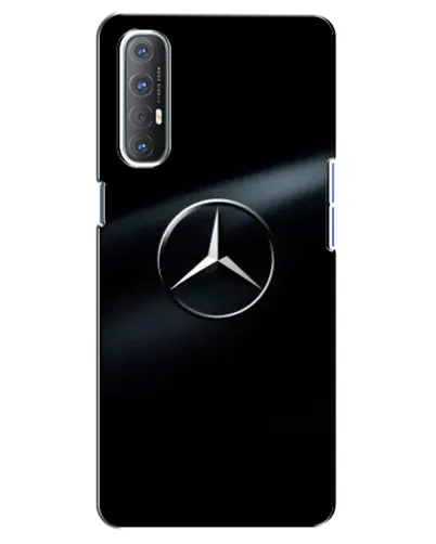 Чехол для OPPO Reno 3 Pro с картинкой «Mercedes на металле» Чехол для OPPO Reno 3 Pro с картинкой «Mercedes на металле»