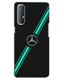 Чехол для OPPO Reno 3 Pro с картинкой «Спортивные линии Mercedes» Чехол для OPPO Reno 3 Pro с картинкой «Спортивные линии Mercedes»