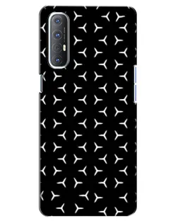 Чехол для OPPO Reno 3 Pro с картинкой «Mercedes паттерн звезд» Чехол для OPPO Reno 3 Pro с картинкой «Mercedes паттерн звезд»
