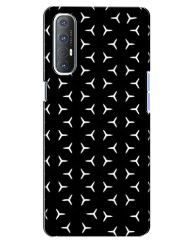 Чехол для OPPO Reno 3 Pro с картинкой «Mercedes паттерн звезд» Чехол для OPPO Reno 3 Pro с картинкой «Mercedes паттерн звезд»
