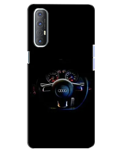 Чехол для OPPO Reno 3 Pro с картинкой «Салон Audi — руль» Чехол для OPPO Reno 3 Pro с картинкой «Салон Audi — руль»