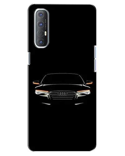 Чехол для OPPO Reno 3 Pro с картинкой «Audi — ночной контур» Чехол для OPPO Reno 3 Pro с картинкой «Audi — ночной контур»