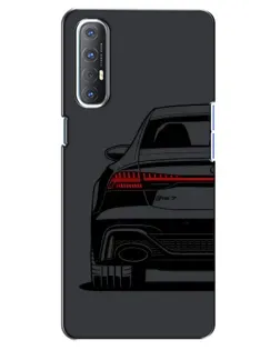 Чехол для OPPO Reno 3 Pro с картинкой «Задняя часть Audi — арт»