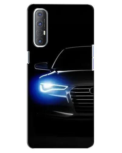 Чехол для OPPO Reno 3 Pro с картинкой «Неоновый взгляд Audi» Чехол для OPPO Reno 3 Pro с картинкой «Неоновый взгляд Audi»
