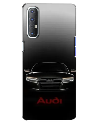 Чехол для OPPO Reno 3 Pro с картинкой «Audi — градиентный контур» Чехол для OPPO Reno 3 Pro с картинкой «Audi — градиентный контур»