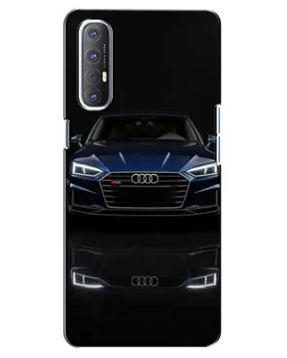 Чехол для OPPO Reno 3 Pro с картинкой «Audi — ночное отражение» Чехол для OPPO Reno 3 Pro с картинкой «Audi — ночное отражение»