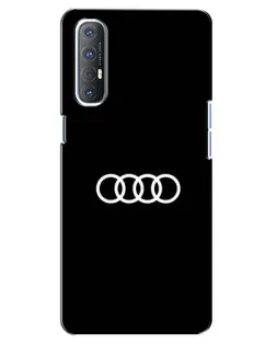 Чехол для OPPO Reno 3 Pro с картинкой «Audi White Logo»