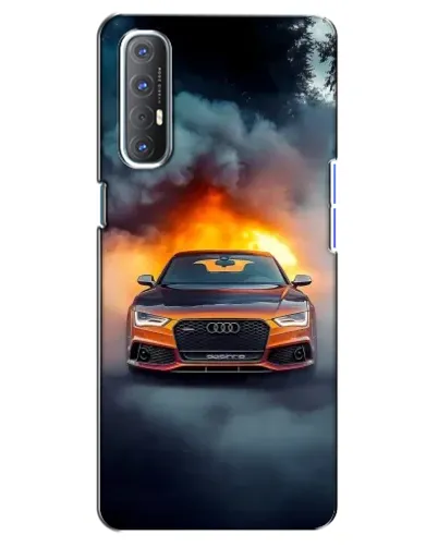 Чехол для OPPO Reno 3 Pro с картинкой «Audi в огненном дыму» Чехол для OPPO Reno 3 Pro с картинкой «Audi в огненном дыму»